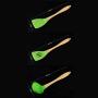Wooden Handle Silicone Kitchenware Non-stick Pot Set Kitchen Cooking Set 7 Piece Set Kitchen Supplies