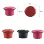 Silicone Wine Stoppers Kitchenware Bottle Caps,5 PCS of Silicone Wine Reusable Caps Stoppers for Wine and Beer Glass Bottles