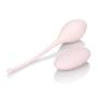 CalExotics Inspire Vibrating Remote Kegel Exerciser ? Silicone Kegel Weight - Hands Free Pelvic Floor Exercises - Waterproof Sex Toy For Couples - Pink