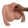 Muajsia Life Size Solid Silicone Doll Soft Touch TPE Realistic Male Toys Size: 292513cm