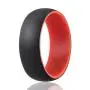 ROQ Silicone Wedding Ring for Men - 3 Packs/4 Packs & Singles - Duo Collection Silicone Rubber Wedding Bands - Classic Styles