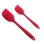 Kitchenware Utensils Set 4 Piece Premium Silicone Heat Resistant Non-Stick Baking Professional Cake Tools Red,4set