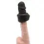 Like Realistic Pên?ís Sleeve Extender 11.5 INCH Black Delay ?já-cúlátion Silicone Pên?ís Ring C-lītǒrís S-timùlátiòn Ring Unisex Toys Tools