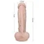 COOFO 9.6 Inch Realistic Dildo with Suction Cup Adult Sex Toy Made of Silicone