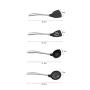 Nonstick Pan Spatula Silicone Spatula Stainless Steel Spatula Soup Spoon Spatula Silicone Kitchenware Set