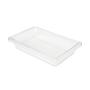 Rubbermaid Commercial Products Food Storage Box/Tote for Restaurant/Kitchen/Cafeteria, 2 Gallon, Clear (FG330700CLR)