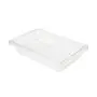 Rubbermaid Commercial Products Food Storage Box/Tote for Restaurant/Kitchen/Cafeteria, 2 Gallon, Clear (FG330700CLR)