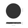 Wireless Charger 5W (2 Pack) by TalkWorks | Qi Certified Wireless Charging Pad Wall Adapter for Apple iPhone XS, iPhone XS Max, iPhone XR, iPhone X, iPhone 8, Samsung Galaxy S9, S8, S7, Note - Black