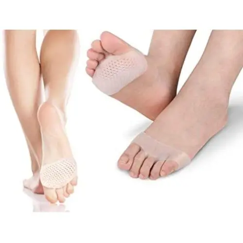 (2 Pairs) Instantly Sooth & Relieve Metatarsal Foot Pain- Premium Ultra-Soft Silicone Provide All Day Comfort & Pain Relief for Diabetic feet, Metatarsalgia, Mortons Neuroma, Bunion, High Heels & More