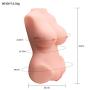 Rzoeox Sex Doll Male Masturbator with Vagina and Anal, 3D Lifelike TPE Torso Toys with Metal Skeleton for Men Masturbation (14.2 x 10.3 x 5.7in, 5.5kg)