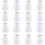 Extra Small Silicon Chair Leg Floor Protectors Furniture Table Feet Cover Anti-Slip Chair Leg Caps Table Leg Caps Anti Noise Anti Scratch FIT 0.5–1.0 INCH Round or Square (Extra Small, White24Pcs)