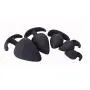 Caobodong0758 Enjoy at Any time 5PCS 5pcs/Set Silicone Anales Plugs Men and Women Share Pleasure Trainer Toys -Black caobodong0758