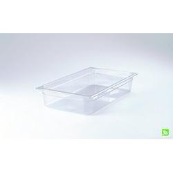 Rubbermaid Commercial Products Cold Food Insert Pan for Restaurants/Kitchens/Cafeterias, Full Size, 2.5 Inches Deep, Clear (FG130P00CLR)