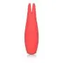 CalExotics Red Hot Flare - 10-Function Waterproof Vibrator ? Rechargeable Silicone Compact Teaser Vibe ? Adult Sex Massager for Couples - Red