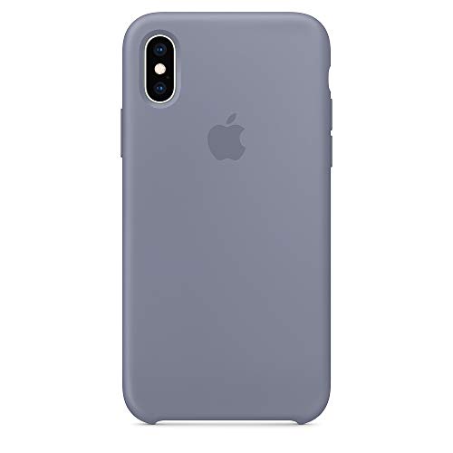 Dawsofl Soft Silicone Case Cover for Apple iPhone Xs Max 2018 (6.5inch) Boxed- Retail Packaging (Lavender Gray)