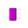 Wushuangyu USB Rechargable Silicone Soft 12 Speed Stimulator Waterproof Double Head Massager - Vibrant Toy