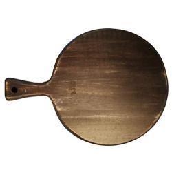 roro Acacia Wood Pizza Peel for small and medium pizzas, 14 Inch Coastal Black