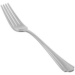 AmazonBasics Stainless Steel Kitchen Dinner Forks with Scalloped Edge, Set of 12