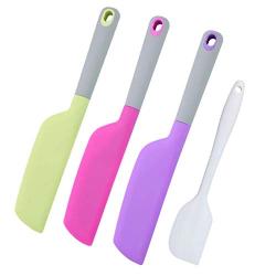 ZDM Professional Kitchenware Silicone Cream Butter Cake Spatula Mixing Batter Scraper Brush Butter Mixer Cake Brushes Baking Tool food grade