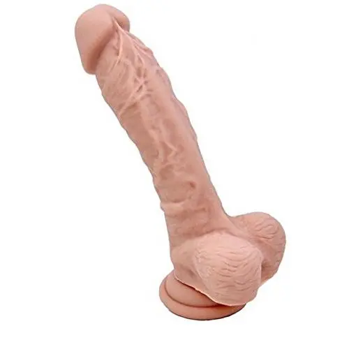 Bigbanana 8 Inches Liquid Silicone Dildo with Realistic Penis Suction Cup, 1.2 Pound