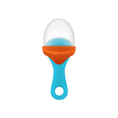 Boon Pulp Silicone Feeder, Blue/Orange