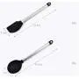 Kitchenware set, 8 piece set of silicone kitchen utensils, stainless steel handle, heat resistant and nonstick cooking tools