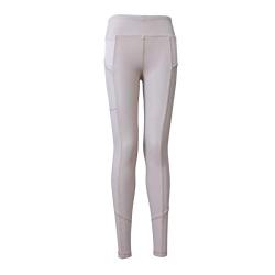 HR Farm Womens Silicone Tights Horse Riding Gel Grip Pull On Leggings with Pocket