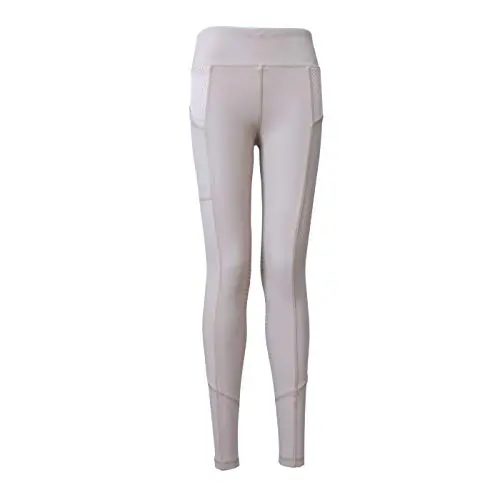HR Farm Womens Silicone Tights Horse Riding Gel Grip Pull On Leggings with Pocket