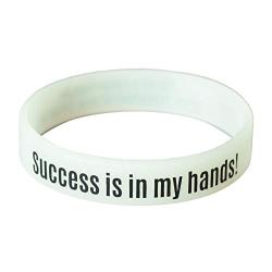 Reminderband Silicone Wristbands - 100 Pack - Personalized Customizable Rubber Bracelets - Customized for Motivation, Events, Gifts, Support, Causes, Fundraisers, Awareness - Men, Women