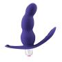 LEVETT Flexible Silicone Multispeed Vibrating Prostate Massager Butt Plugs Anal Beads Sex Toy(Blue)