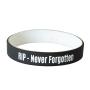 Reminderband 100 Custom Luxe Silicone Wristbands - Personalized Customizable Silicone Rubber Bracelets - Customized for Motivation, Events, Gifts, Support, Fundraisers, Awareness - Men, Women, Kids