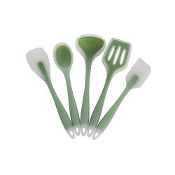 Dana Carrie Kitchenware silicone kitchen 5-piece kitchen supplies 5-piece nylon silicone, dark green