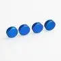 Set of 4 Anti Rust Resistant Stainless Steel Screw+Blue Aluminum Screw Caps not plastic cap for License Plate frame
