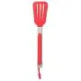 Craig 2pcs Stainless Steel Nylon Square Head Kitchen Tongs BBQ Tongs Utility Tong Cookingl Kitchen Tongs Red