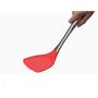 JunbosiKitchenware High Temperature Kitchen Special Stainless Steel Silicone Kitchen Utensils Three Sets of Non-Stick Silicone Kitchenware,Red