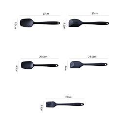 Silicone Kitchenware Set Of 5 Non-stick Silicone Kitchenware Set Baking Cooking Shovel Spoon Kitchen Utensils
