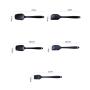 Silicone Kitchenware Set Of 5 Non-stick Silicone Kitchenware Set Baking Cooking Shovel Spoon Kitchen Utensils
