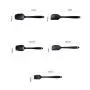 Silicone Kitchenware Set Of 5 Non-stick Silicone Kitchenware Set Baking Cooking Shovel Spoon Kitchen Utensils
