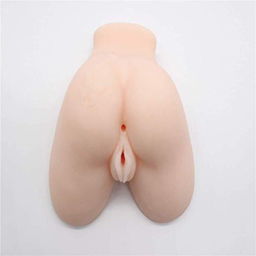 Massagrel Lifelike Novelty Men A-d-u-l-t Toys - 3D Realistic Silicone Love Doles for Men Male Bedroom Self Pleasure with 2 Lifelike Tight Holes - Secret Toy of Love