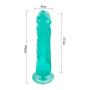 ZSZASZ 7.87 inch Real Feel Skin Wand Massage Female Waterproof Relax Hand Back Leg Toy - Green ZSZASZ
