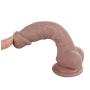 7 Inch Dildo Female Self Pleasure Toys Medical Liquid Silicone Pénis with Hands Free Suction Cup (Flesh 1)