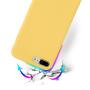 Yajuhoy iPhone 8 Plus Case / iPhone 7 Plus Case, Liquid Silicone Gel Rubber Case Soft Microfiber Cloth Lining Cushion Compatible with Apple iPhone 8 Plus (2017) / iPhone 7 Plus (2016) - Yellow