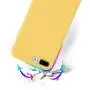 Yajuhoy iPhone 8 Plus Case / iPhone 7 Plus Case, Liquid Silicone Gel Rubber Case Soft Microfiber Cloth Lining Cushion Compatible with Apple iPhone 8 Plus (2017) / iPhone 7 Plus (2016) - Yellow