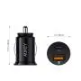 AUKEY USB C PD Car Charger, 21W Power Delivery, 5V/3A When Both Ports Used Together, Adapter for Google Pixel 3/3 XL, iPhone Xs/XS Max, Samsung Galaxy S9 / S10, iPhone X / 11/11 pro and More