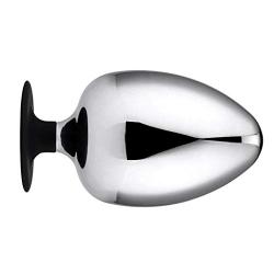 LLFX Large Anàl Plug Solid Metal with Silicone Base Anàl Expansion Toys Backpack