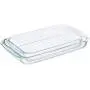 AmazonBasics Glass Oblong Oven Baking Dishes, Set of 2