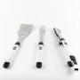 Outdoor Stainless Steel Barbecue Set Bbq Tool Set Accessories in Handbag Spatula Fork Tongs