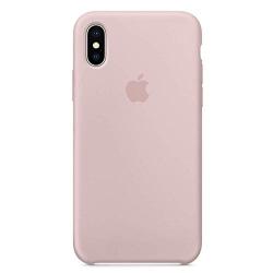 Anti-Drop iPhone X/10 (5.8Inch) Liquid Silicone Gel Case, TOSHIELD Soft Microfiber Cloth Lining Cushion for iPhone 10 (Pink Sand)