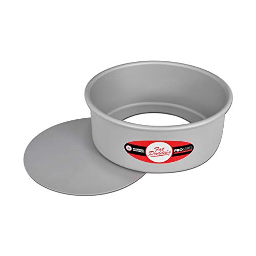 Fat Daddios PCC-73 Round Cheesecake Pan, 7 x 3 Inch, Silver