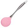 2019 latest 5PCS stainless steel silicone kitchenware set 5 sizes - silicone kitchenware set - kitchen tool accessories (Pink 5(PCS))